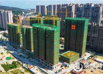 石獅前園片區(qū)安置房項(xiàng)目建設(shè)進(jìn)展順利 7號(hào)樓主體結(jié)構(gòu)率先封頂